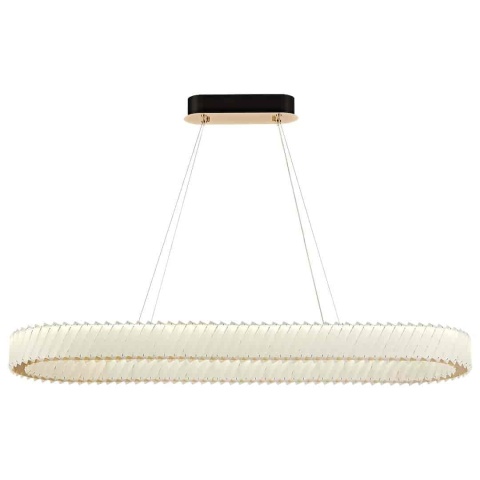 Lampa wisząca LED DELUXE 4000K złota 120 cm – widok całej oprawy