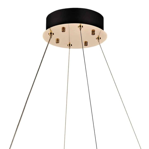 Lampa wisząca LED DELUXE 35W 4000K złoty 70cm – ML2780