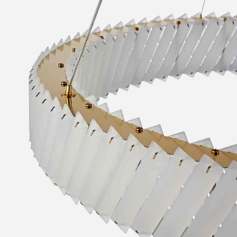Lampa wisząca LED DELUXE 35W 4000K złoty 70cm – ML2780
