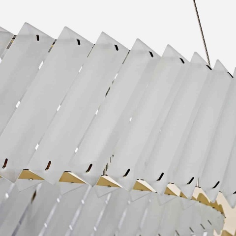 Lampa wisząca LED DELUXE 35W 4000K złoty 70cm – ML2780