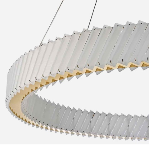 Lampa wisząca LED DELUXE 4000K złoty 90cm MiLAGRO