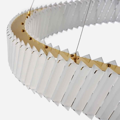 Lampa wisząca LED DELUXE 4000K złoty 90cm MiLAGRO