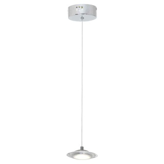 Lampa wisząca ELLIPSE - zwis 5W LED 4000K chromowana 11,2 cm Milagro