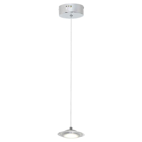 Lampa wisząca ELLIPSE - zwis 5W LED 4000K chromowana 11,2 cm Milagro