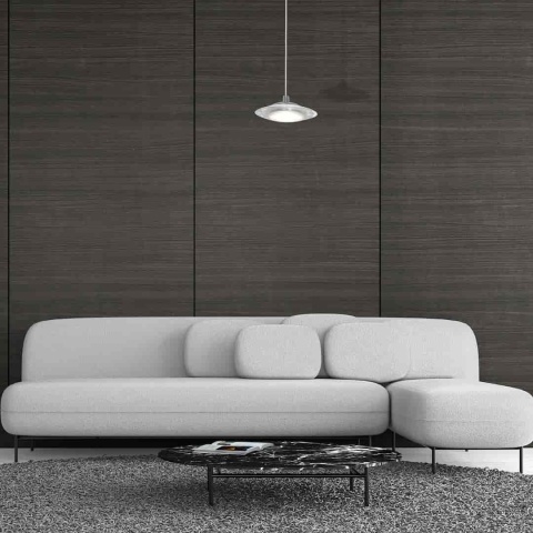 Lampa wisząca ELLIPSE - zwis 5W LED 4000K chromowana 11,2 cm Milagro