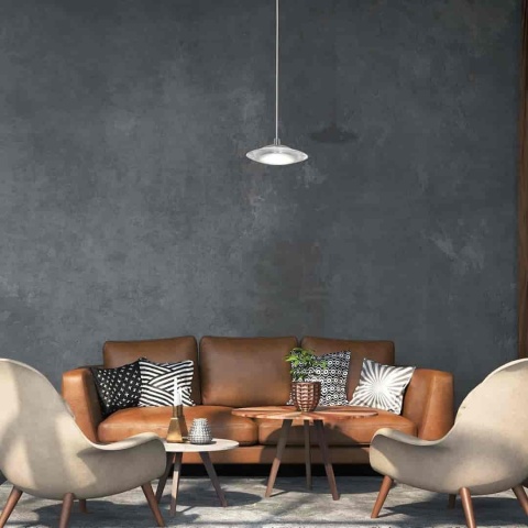 Lampa wisząca ELLIPSE - zwis 5W LED 4000K chromowana 11,2 cm Milagro