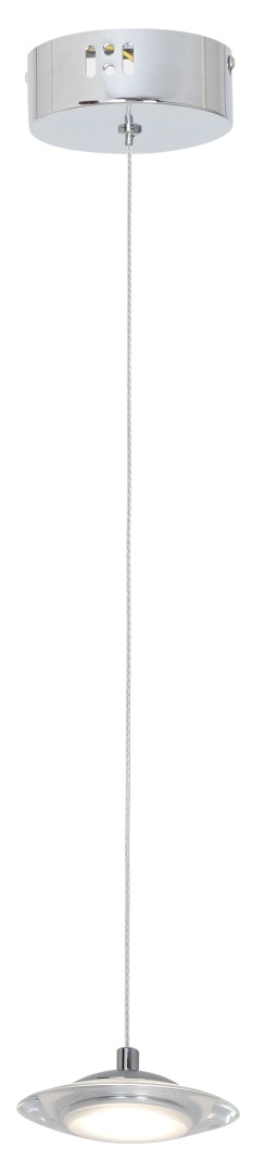 Lampa wisząca ELLIPSE - zwis 5W LED 4000K chromowana 11,2 cm Milagro
