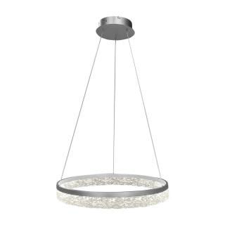 Lampa wisząca GALA - zwis 25W LED 4000K inox 50 cm Milagro