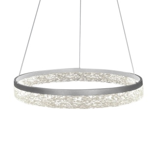 Lampa wisząca GALA - zwis 25W LED 4000K inox 50 cm Milagro