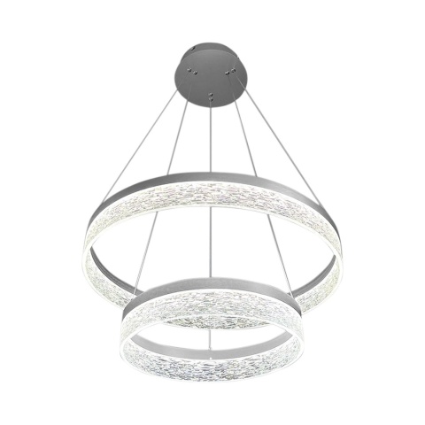 Lampa wisząca GALA - zwis 54W LED 4000K inox 60 cm Milagro