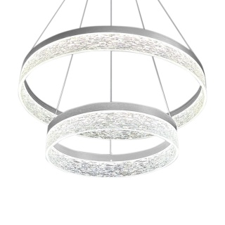Lampa wisząca GALA - zwis 54W LED 4000K inox 60 cm Milagro