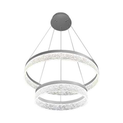 Lampa wisząca GALA - zwis 54W LED 4000K inox 60 cm Milagro