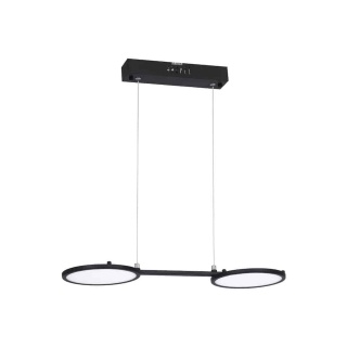 Lampa wisząca GIRO - zwis 20W LED 4000K czarna 60 cm Milagro