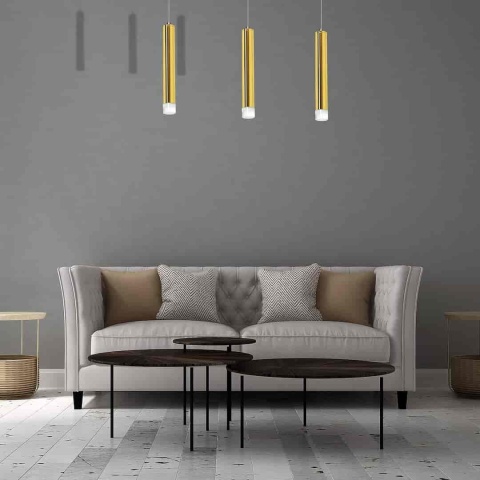 Lampa wisząca LED GOLDIE 15W 4000K złoty – ML5714