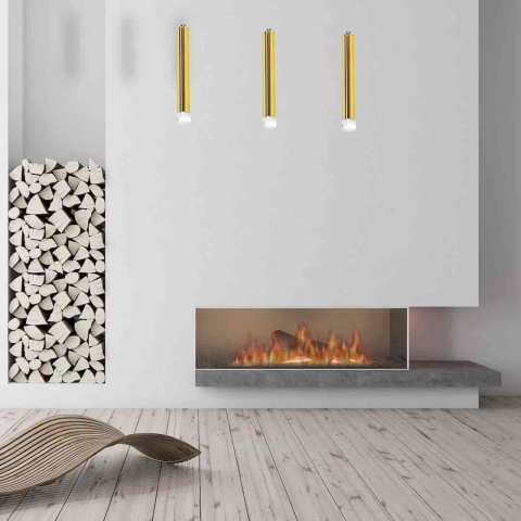 Lampa wisząca LED GOLDIE 15W 4000K złoty – ML5714