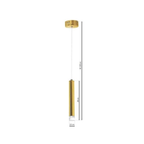 Lampa wisząca LED GOLDIE 5W 4000K złoty – ML5713