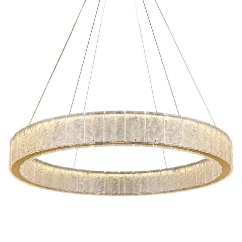 Podświetlony pierścień lampy KINGDOM ML2786 na białym tle