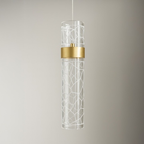 Lampa wisząca LED LAGOS 8W 4000K złoty – ML2245