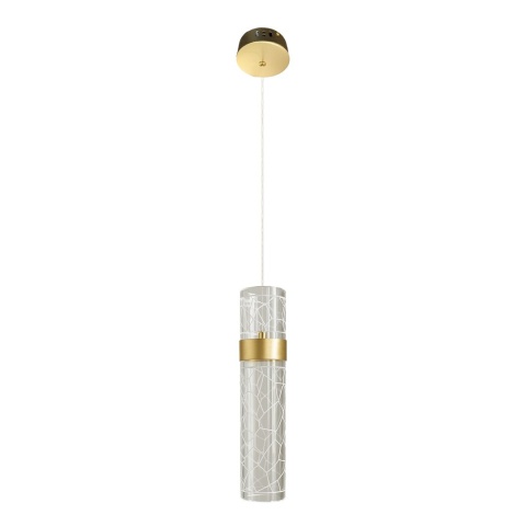 Lampa wisząca LED LAGOS 8W 4000K złoty – ML2245