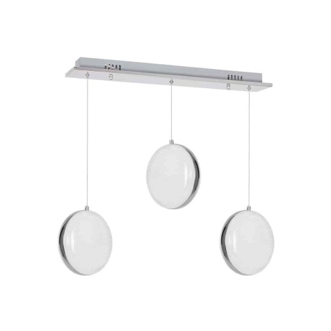 Lampa wisząca LIRA - zwis 27W LED 4000K biała 50 cm Milagro
