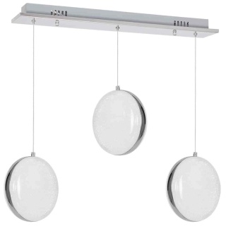 Lampa wisząca LIRA - zwis 27W LED 4000K biała 50 cm Milagro