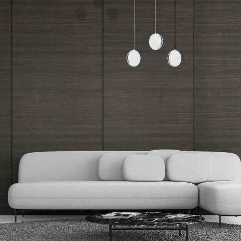 Lampa wisząca LIRA - zwis 27W LED 4000K biała 50 cm Milagro