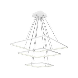 Lampa wisząca NIX - zwis 117W LED 3000K biała 80 cm Milagro