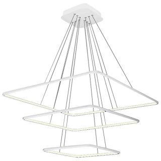 Lampa wisząca NIX - zwis 117W LED 3000K biała 80 cm Milagro