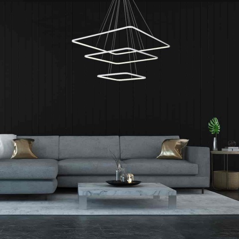 Lampa wisząca LED NIX 117W 3000K biały – ML515