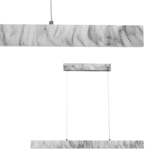 Lampa wisząca PIERCE - zwis 18W LED 4000K biała 90 cm Milagro