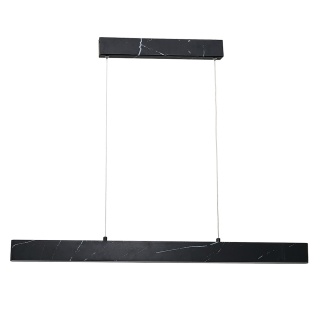 Lampa wisząca PIERCE - zwis 18W LED 4000K czarna 90 cm Milagro