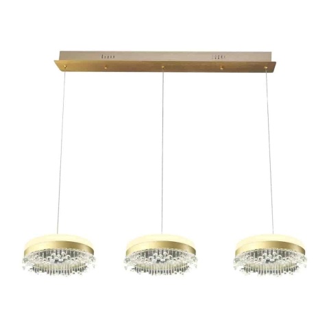 Lampa wisząca LED PRECIOSA 60W 4000K złoty – ML1894