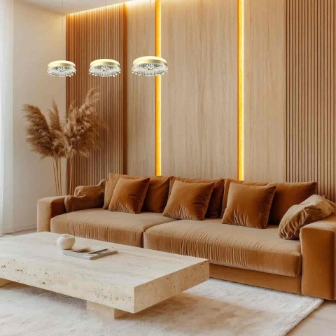 Lampa wisząca LED PRECIOSA 60W 4000K złoty – ML1894