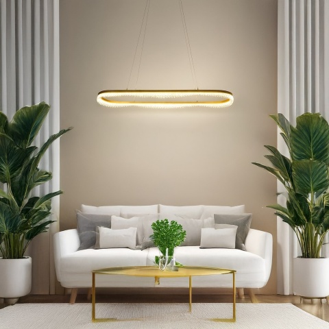 Lampa wisząca LED PRECIOSA 45W 4000K złoty – ML1868