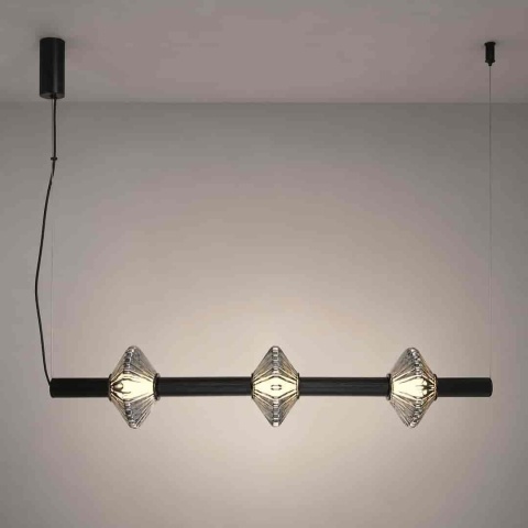 Lampa wisząca LED PADRE 18W 3000K czarny – ML2798