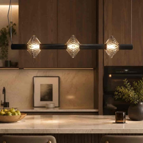 Lampa wisząca LED PADRE 18W 3000K czarny – ML2798
