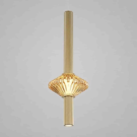 Lampa wisząca LED PADRE 7W 3000K złoty – ML2797