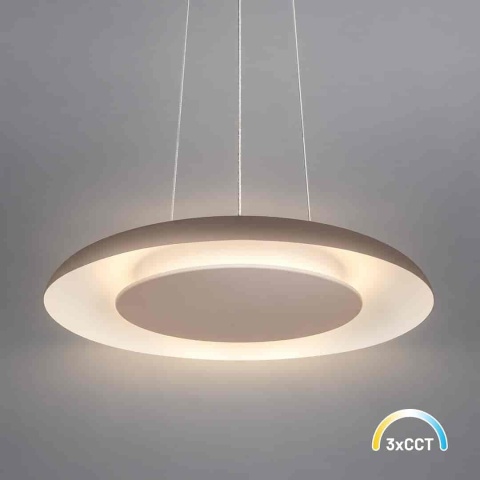 Lampa wisząca LED PIATTINO 30W CCT taupe – ML2967