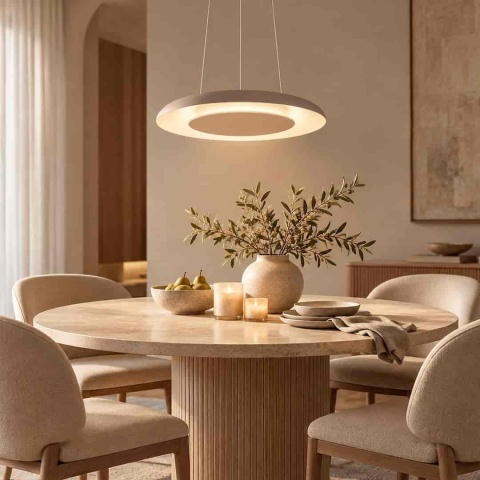 Lampa wisząca LED PIATTINO 30W CCT taupe – ML2967