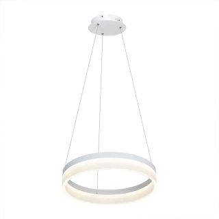 Lampa wisząca RING - zwis 24W LED 4000K biała 40 cm Milagro