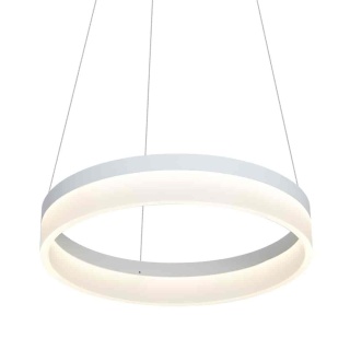 Lampa wisząca RING - zwis 24W LED 4000K biała 40 cm Milagro