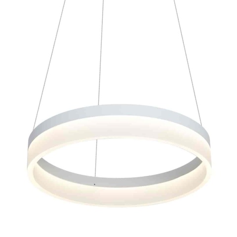 Lampa wisząca RING - zwis 24W LED 4000K biała 40 cm Milagro