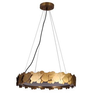 Lampa wisząca SOHO - zwis 24W LED 3000K złota 50 cm Milagro