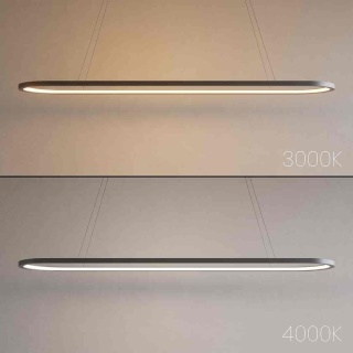 Lampa wisząca Saturno 30W LED CCT Czarny