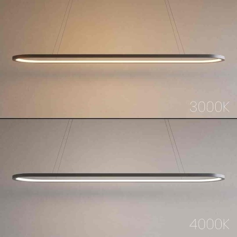 Lampa wisząca LED SATURNO 30W CCT czarny 100cm – ML2957