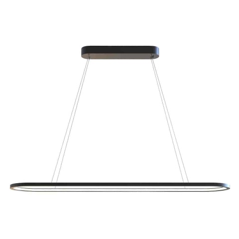 Lampa wisząca LED SATURNO 30W CCT czarny 100cm – ML2957