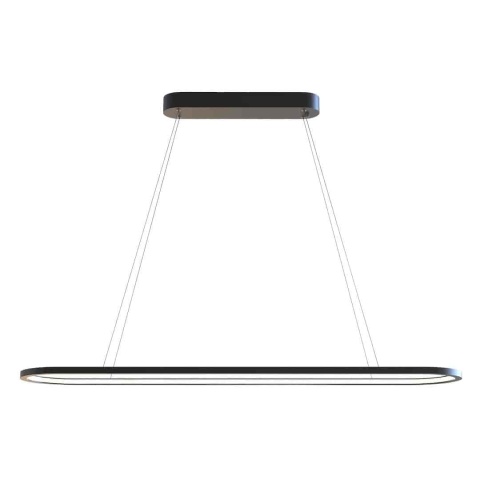 Lampa wisząca LED SATURNO 30W CCT czarny 100cm – ML2957