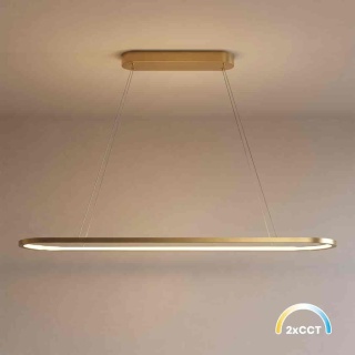 Lampa wisząca Saturno 30W LED CCT Złoty