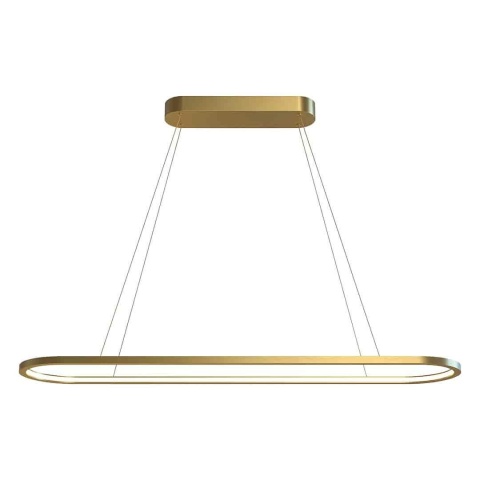 Lampa wisząca LED SATURNO 30W CCT złoty 100cm – ML2958