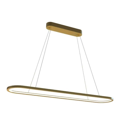 Lampa wisząca LED SATURNO 30W CCT złoty 100cm – ML2958